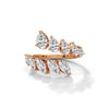 2.25 CT Pear & Marquise Cut Lab-Grown Diamond Open Wrap Ring