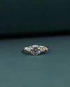 2.54 CTW Pear & Emerald Cut CVD Lab-Grown Diamond Three Stone Engagement Ring