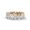 11.25 CT Multi-Shape Lab-Grown Diamond Eternity Band Ring