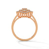 1.07 CT Round Lab-Grown Diamond Cluster Statement Ring