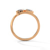 2.00 CT Marquise Lab-Grown Diamond Twin Stone Open Ring