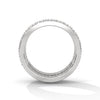 5.56 CT Round & Oval Lab-Grown Diamond Multi-Row Eternity Band Ring