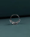 3.54 CT Pear & Emerald Cut CVD Lab-Grown Diamond Open Wrap Ring