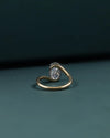 2.58 CTW Oval Cut Lab-Grown Diamond Solitaire Engagement Ring in Gold