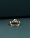 2.56 CTW Round Brilliant Cut Floral Lab-Grown Diamond Engagement Ring