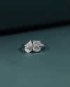 2.80 CTW Pear & Emerald Cut CVD Lab-Grown Diamond Open Duo Ring