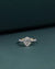 2.62 CTW Oval CVD Lab-Grown Diamond Pavé Solitaire Engagement Ring