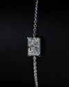 2.03 Carat Emerald Cut Lab-Grown Diamond Solitaire Bracelet