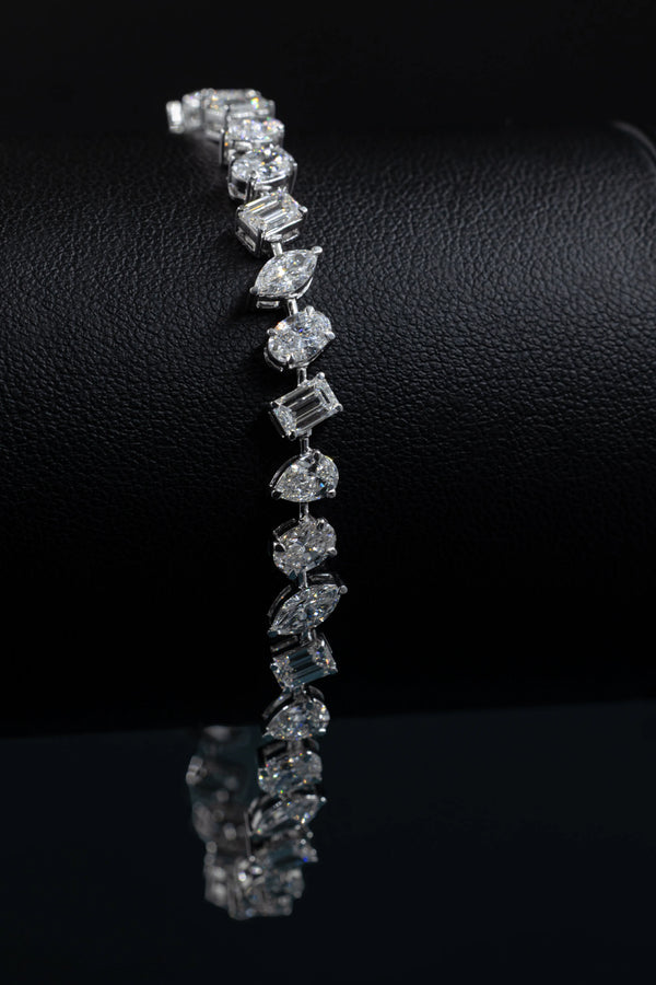 8.18 CT Multi Shape Pear & Emerald Cut CVD Lab-Grown Diamond