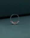 2.37 CTW Radiant Cut & Pear Side Stone Lab-Grown Diamond Three Stone Ring