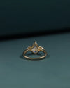 2.41 Carat Pear Cut Three-Stone CVD Lab-Grown Diamond Ring