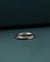 0.18 CTW Minimal Pave Diamond Curved Ring in Gold