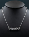 3.23 CTW Multi-Shape Bezel Set Lab-Grown Diamond Necklace
