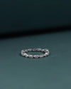 1.21 CTW Pear & Emerald Cut CVD Lab-Grown Diamond Eternity Ring