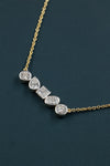 3.23 CTW Multi-Shape Bezel Set Lab-Grown Diamond Necklace