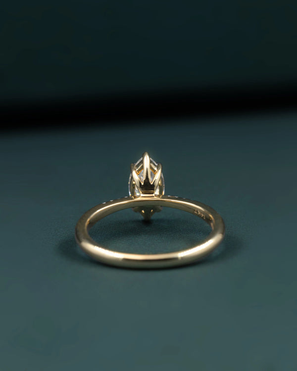 1.03 CTW Marquise Cut Lab-Grown Diamond Solitaire Ring
