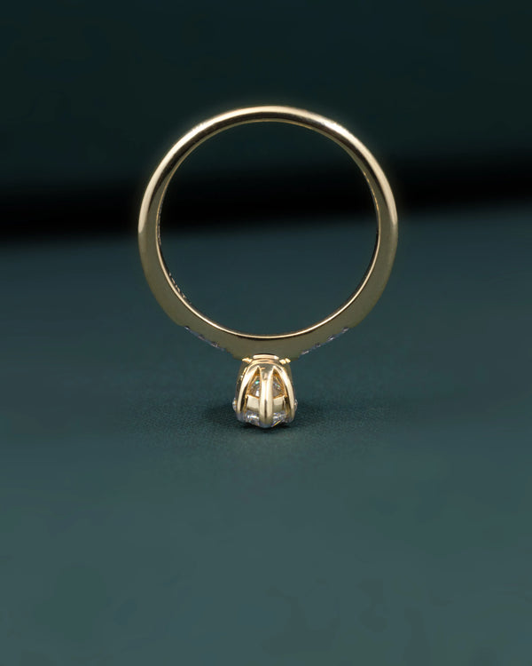 1.03 CTW Marquise Cut Lab-Grown Diamond Solitaire Ring