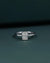 1.09 CT Radiant Emerald Cut Diamond Solitaire Ring