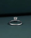 1.09 CT Radiant Emerald Cut Diamond Solitaire Ring
