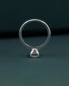 1.09 CT Radiant Emerald Cut Diamond Solitaire Ring