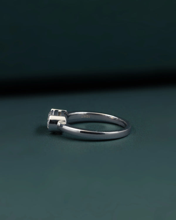 1.01 CT Oval Cut CVD Lab-Grown Diamond Solitaire Ring