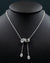 3.89 CTW Pear & Emerald Cut Lab-Grown Diamond Drop Necklace