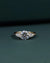 2.45 CT Round & Pear Cut CVD Lab-Grown Diamond Three Stone Ring