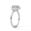 2.16 CT Heart Shape Lab-Grown Diamond Halo Ring