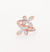 1.05 CT Total Pear & Marquise Lab-Grown Diamond Floral Wrap Ring