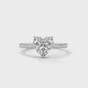 2.00 CT Heart Shape Lab-Grown Diamond Solitaire Ring