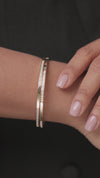 2.97 CTW Round Lab-Grown Diamond Bangle Bracelet
