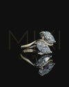 2.04 CTW Marquise Cut Toi et Moi Lab-Grown Diamond Bypass Ring
