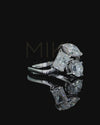 2.15 CTW Multi-Shape Three Stone Lab-Grown Diamond Ring in Gold