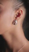 4.9 CT Pear Shape Lab-Grown Diamond Nature-Inspired Pendant & Earring Set