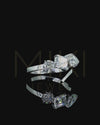 3.08 CTW Multi-Shape Three Stone CVD Lab-Grown Diamond Ring