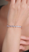5.47 CT Pear Shape Lab-Grown Diamond Bracelet