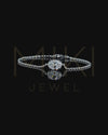 2.07 CT Oval Cut CVD Lab-Grown Diamond Solitaire Bracele
