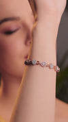 5.33 CT Multi Shape Lab-Grown Diamond Halo Bracelet