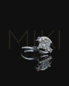 1.14 CTW Princess Cut Lab-Grown Diamond Bypass Engagement