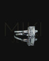 2.36 CTW Emerald Cut Three Stone Lab-Grown Diamond Engagement Ring