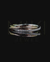 0.18 CTW Minimal Pave Diamond Curved Ring in Gold